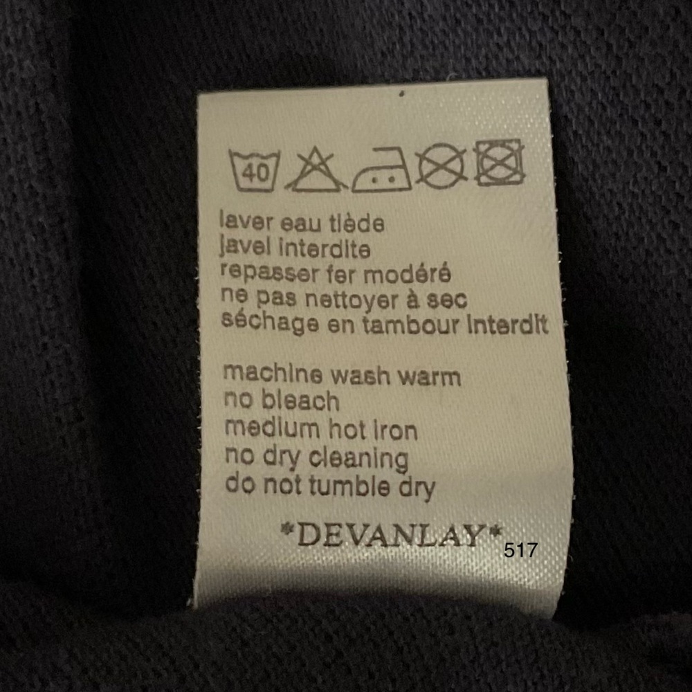 Lacoste Men's Navy Blue Polo Shirt Size: 7 - Picture 7 of 7